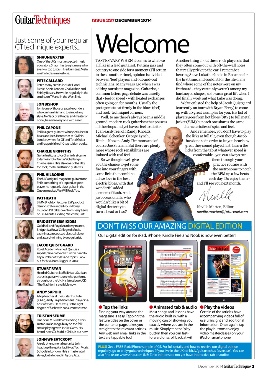 Guitar Techniques Preview Pages