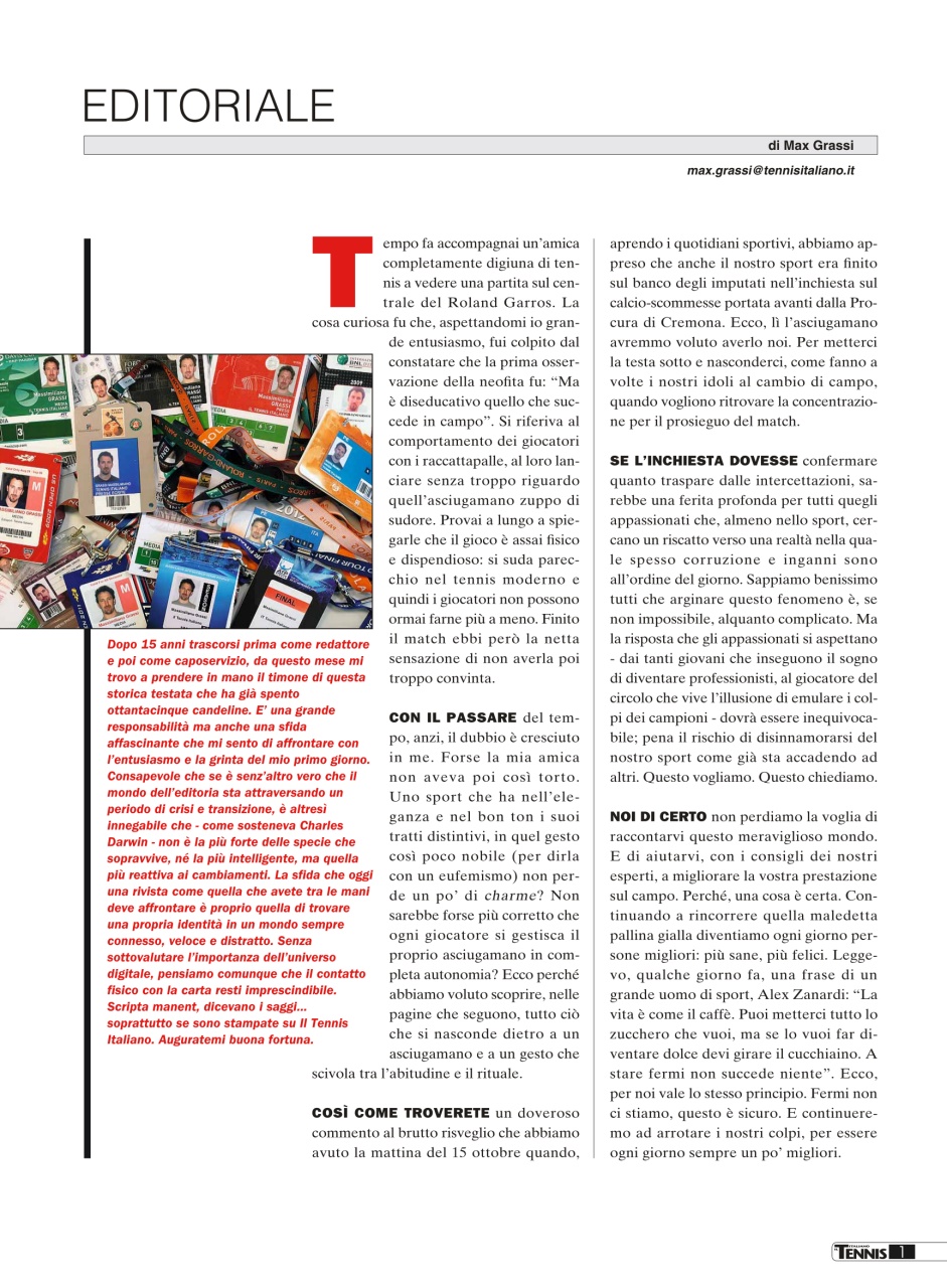 Il Tennis Italiano Preview Pages