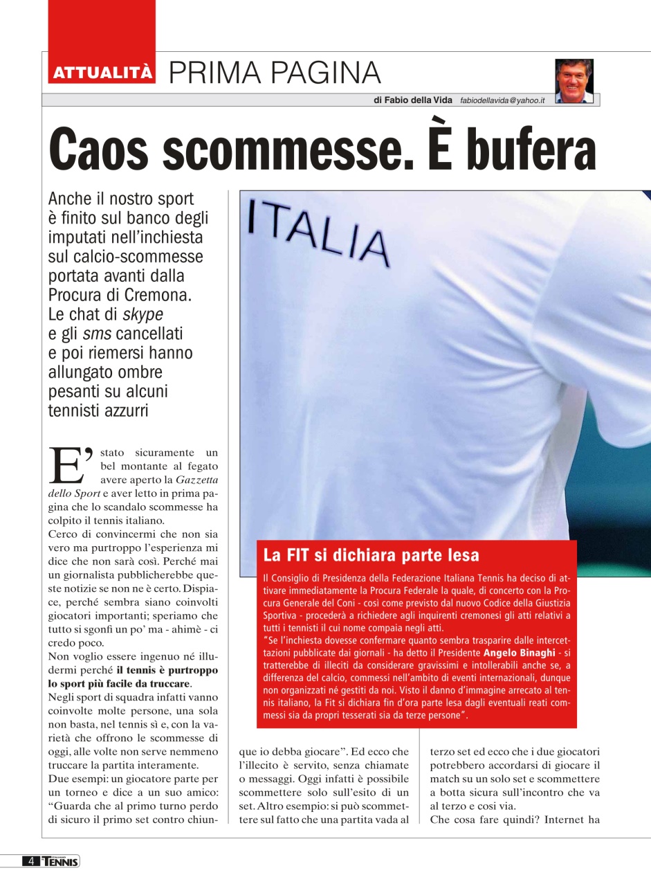 Il Tennis Italiano Preview Pages