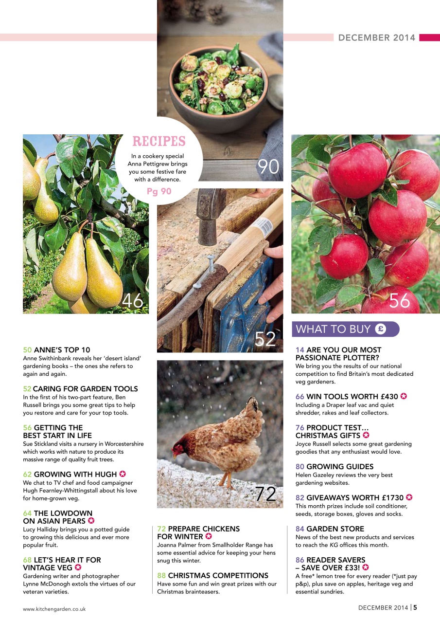 Kitchen Garden Magazine Preview Pages