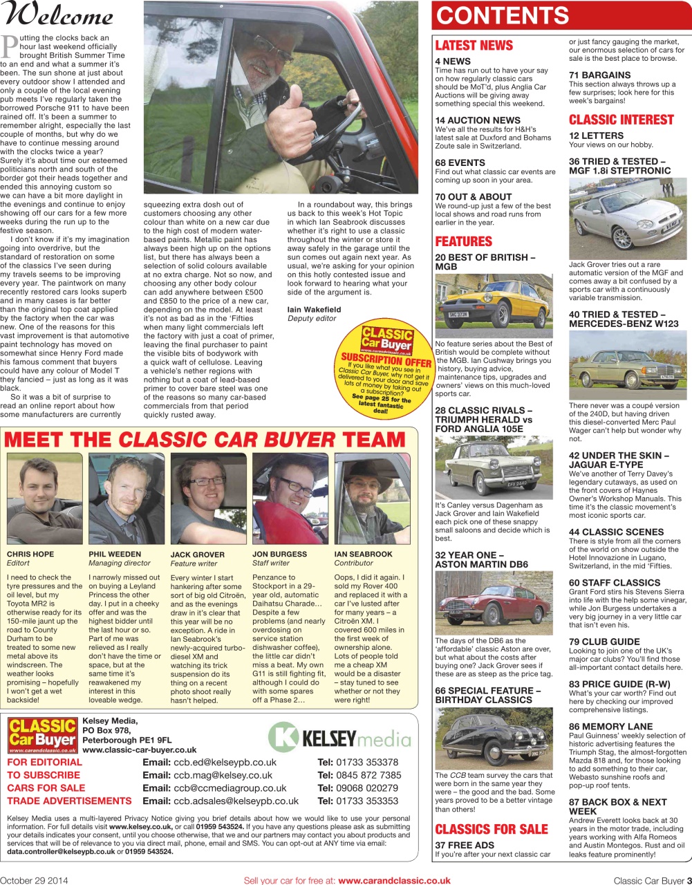 Classic Car Buyer Preview Pages