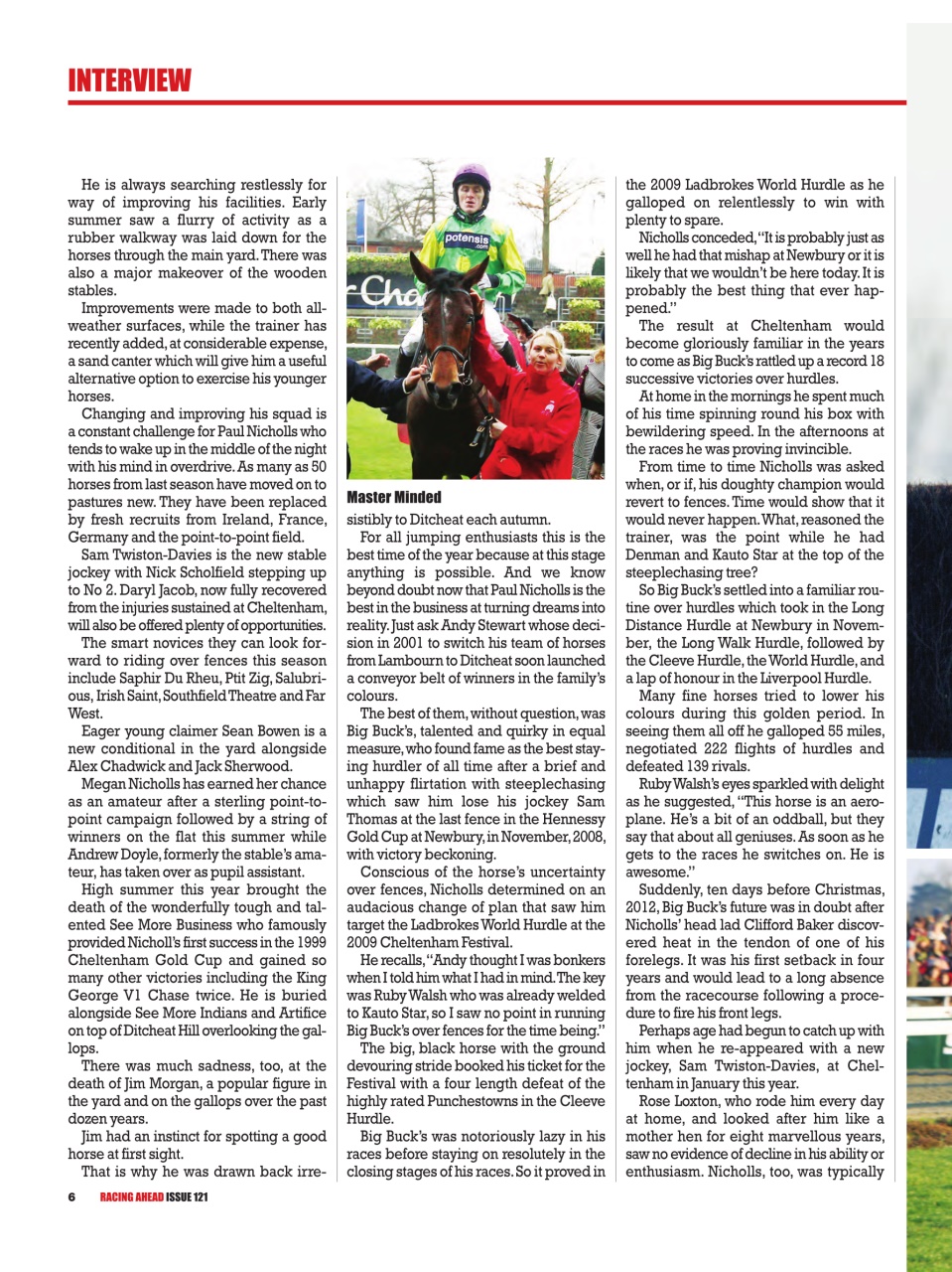 Racing Ahead Preview Pages