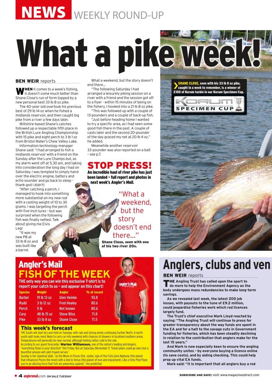 Anglers Mail Preview Pages