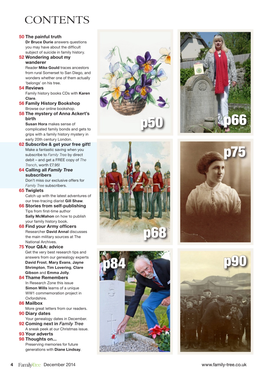 Family Tree Preview Pages