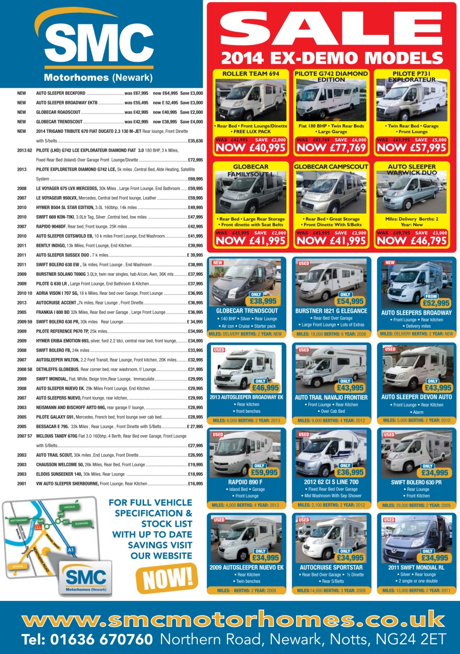 What Motorhome magazine Preview Pages