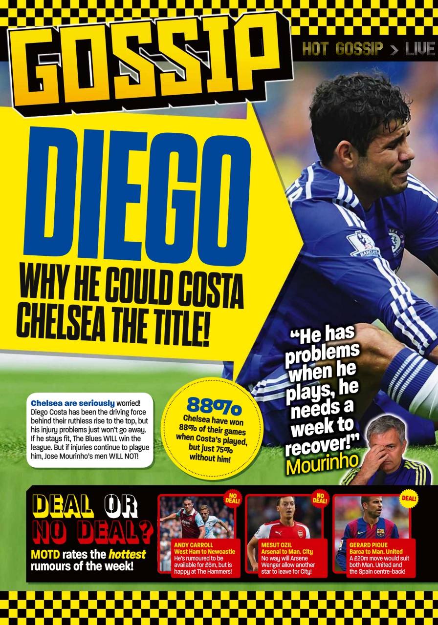Match of the Day Preview Pages