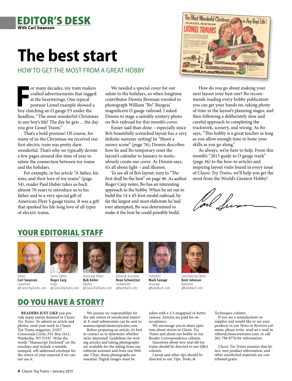 Classic Toy Trains Preview Pages