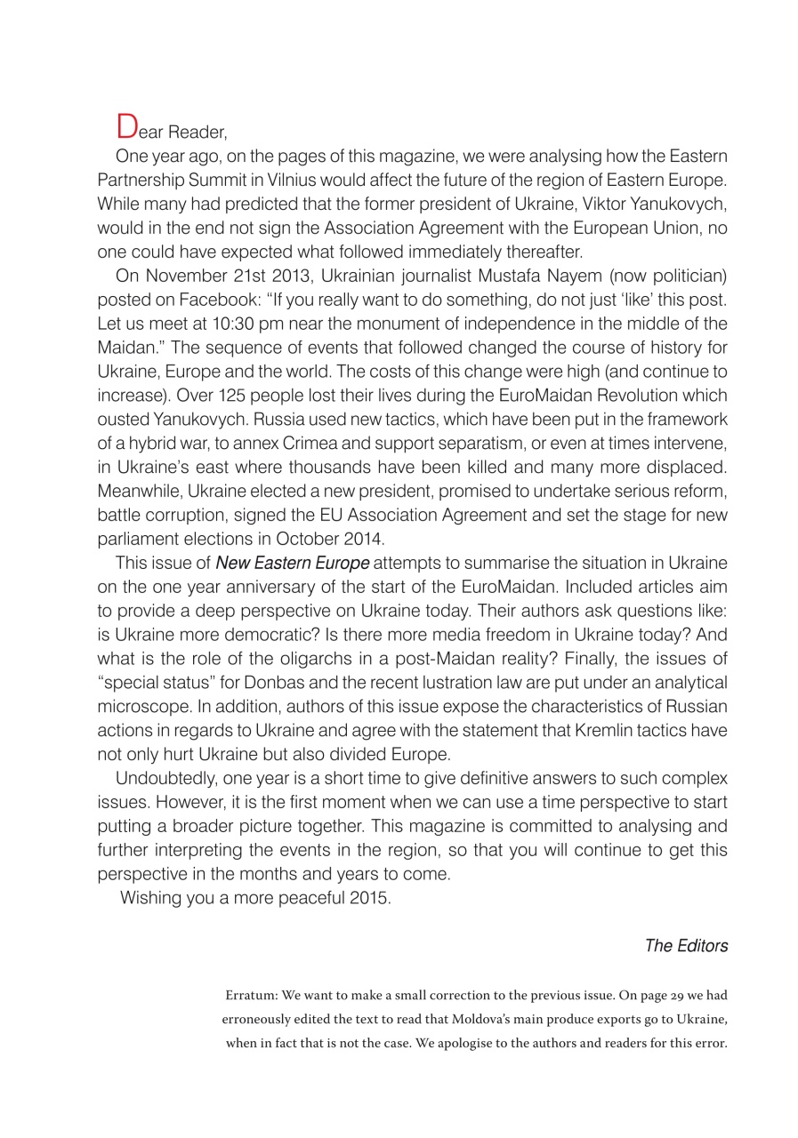 New Eastern Europe Preview Pages