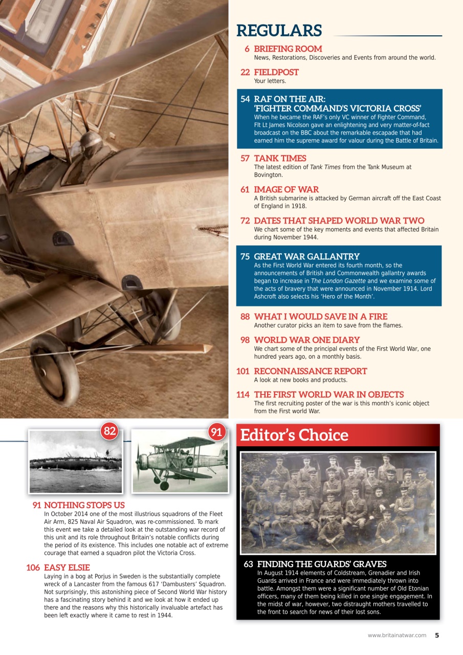 Britain at War Magazine Preview Pages