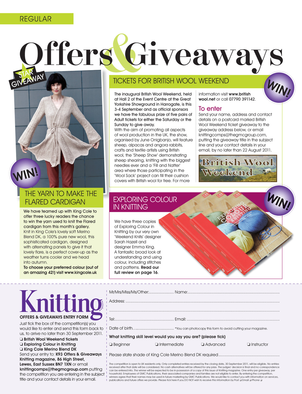 Knitting Preview Pages