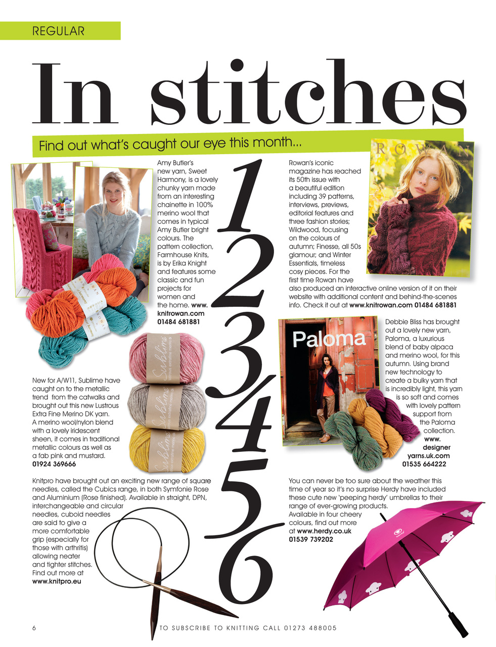 Knitting Preview Pages