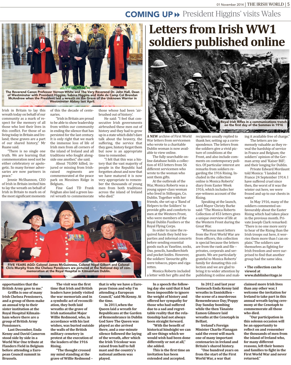 Irish World Preview Pages