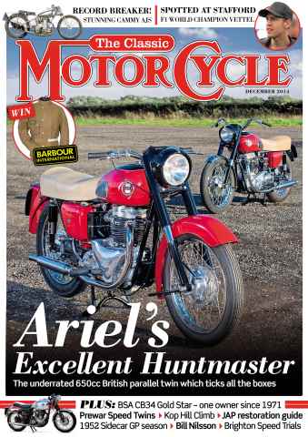 The Classic MotorCycle issue December 2014