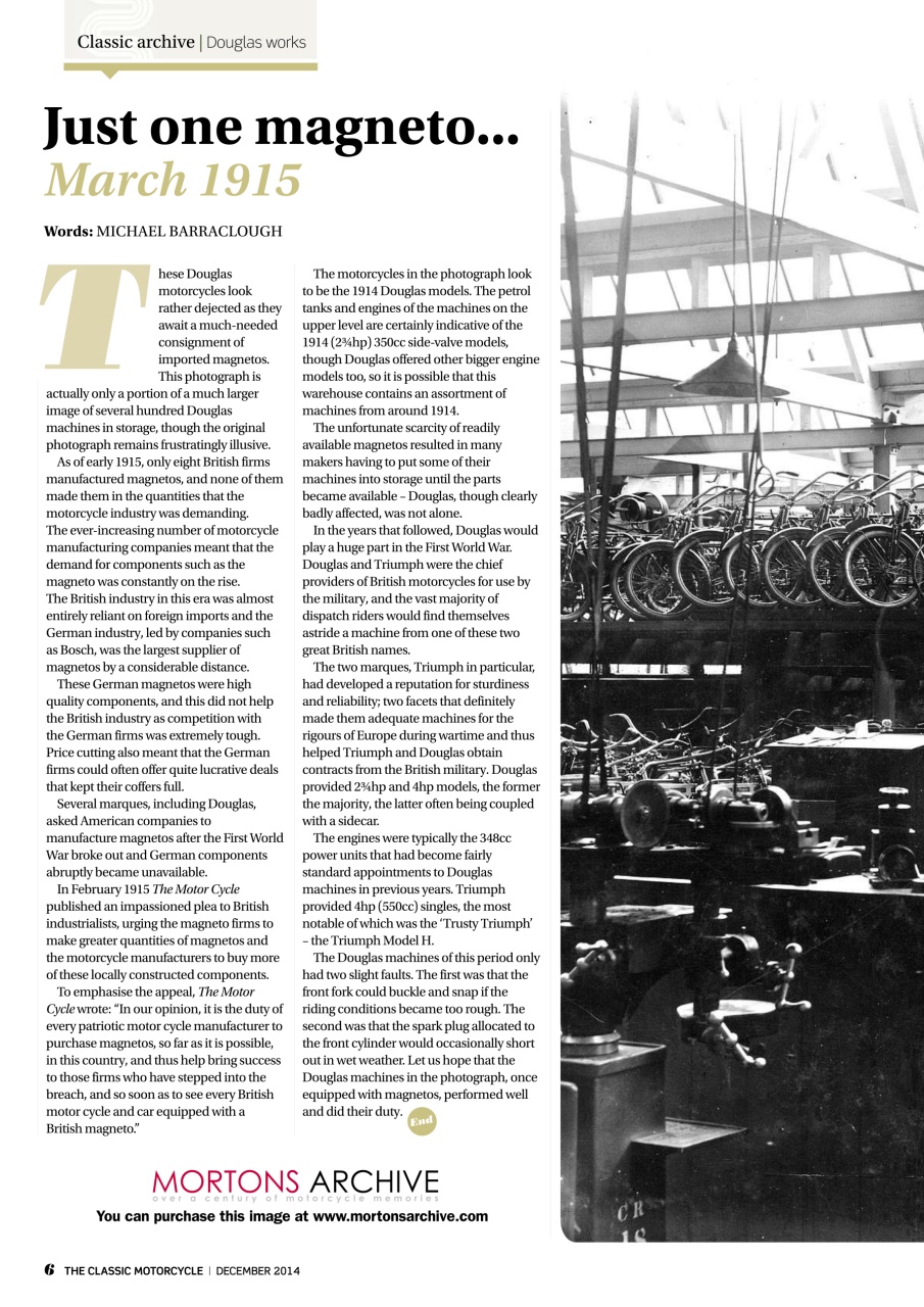 The Classic MotorCycle Preview Pages