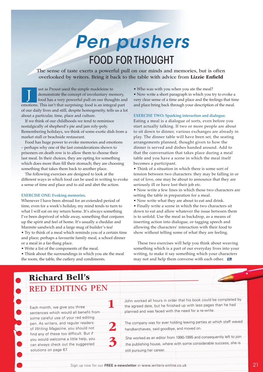 Writing Magazine Preview Pages