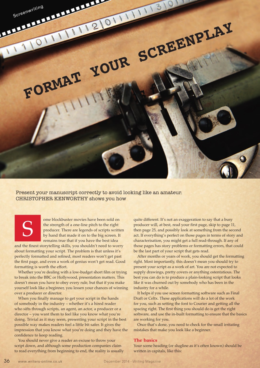 Writing Magazine Preview Pages