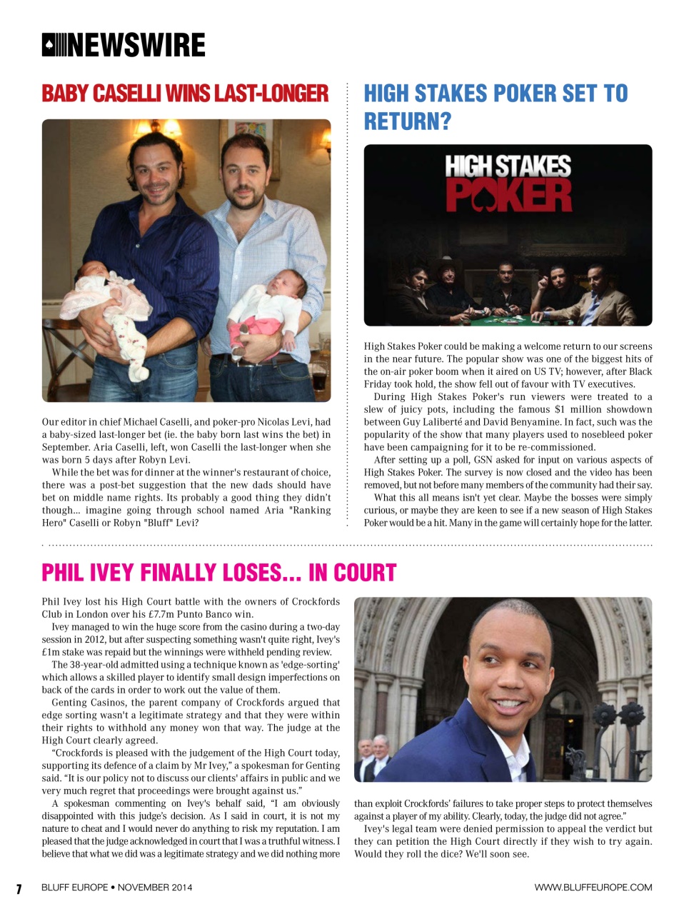 Bluff Europe Preview Pages