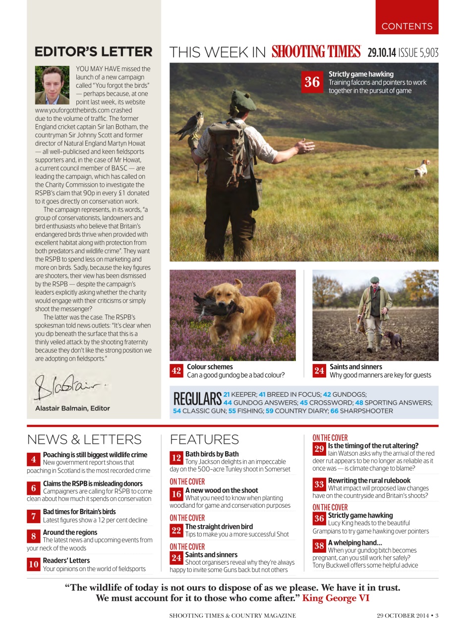 Shooting Times & Country Preview Pages