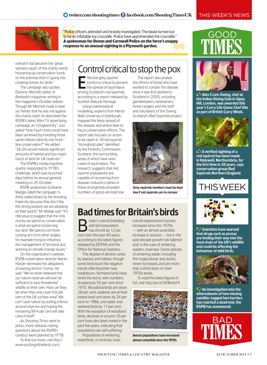 Shooting Times & Country Preview Pages