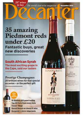 Decanter issue December 2014