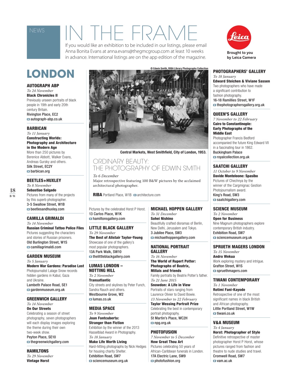 Black+White Photography Preview Pages