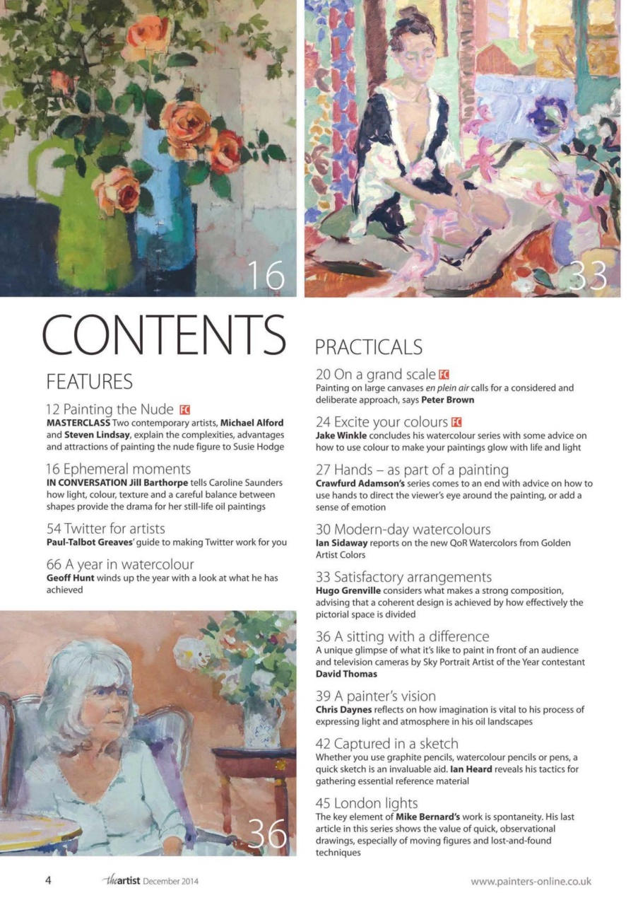The Artist Preview Pages
