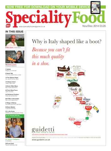 Speciality Food issue Nov/Dec 14