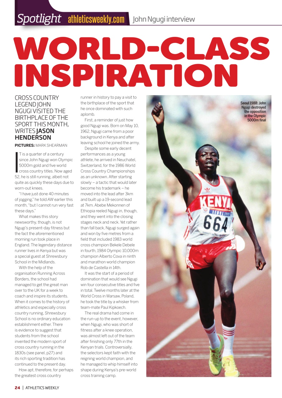 AW – Athletics Weekly Magazine Preview Pages