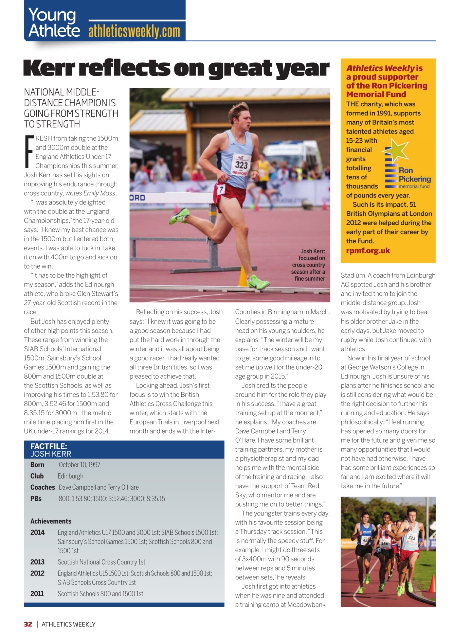 AW – Athletics Weekly Magazine Preview Pages