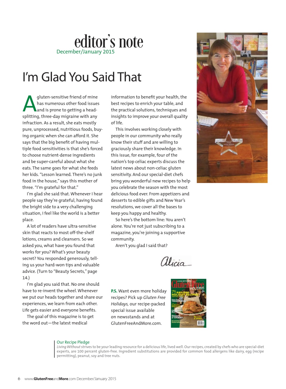 Gluten Free & More Preview Pages