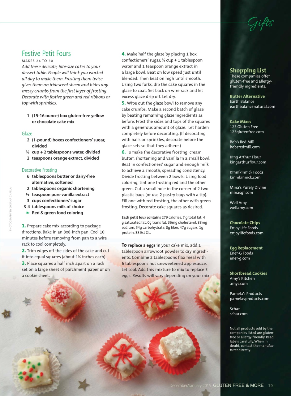 Gluten Free & More Preview Pages