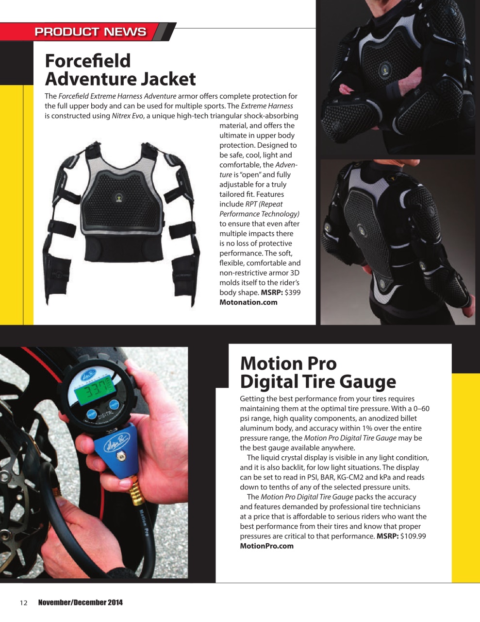 Adventure Motorcycle Preview Pages
