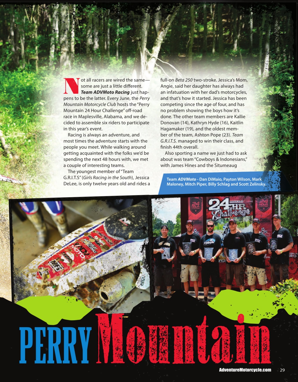 Adventure Motorcycle Preview Pages