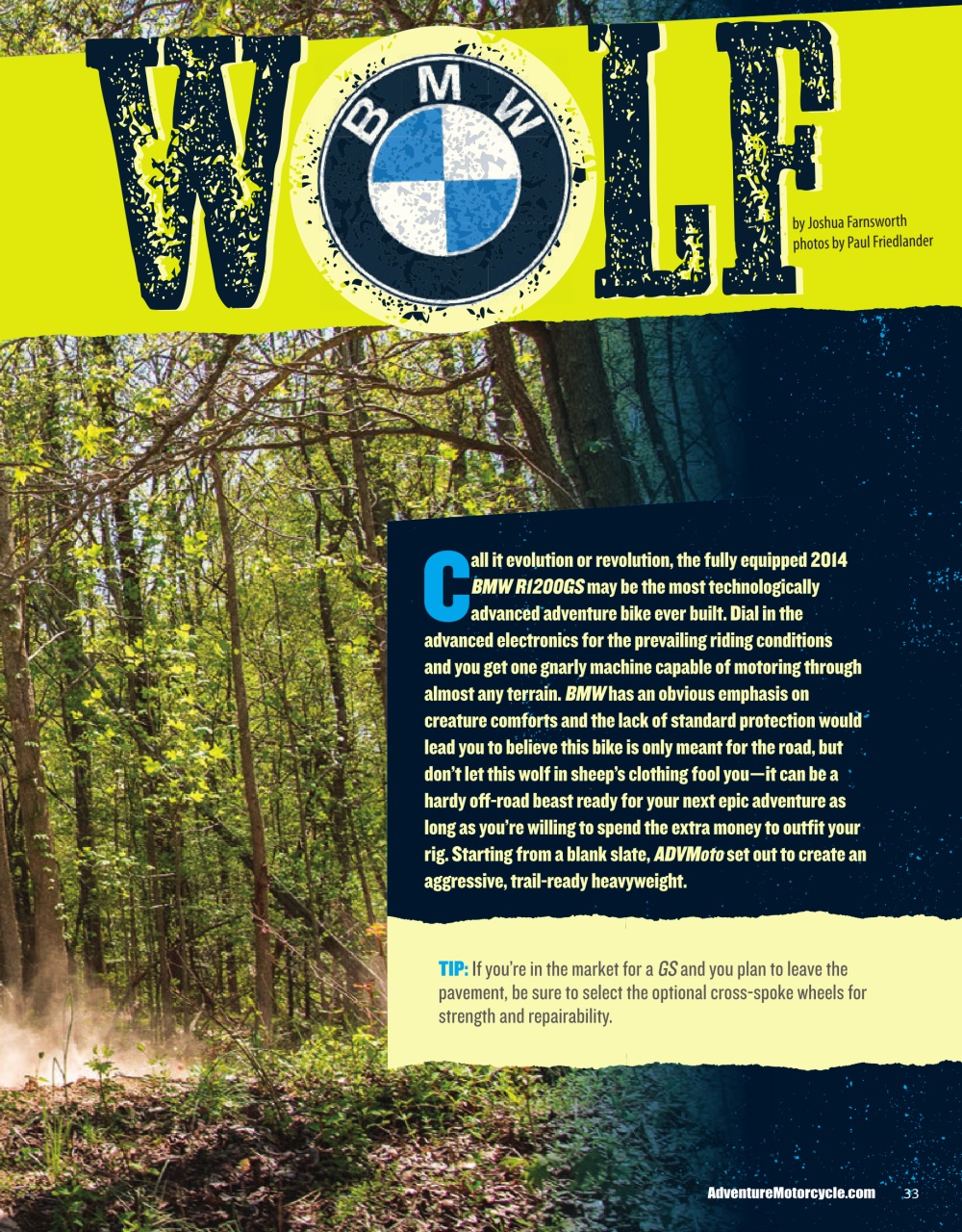 Adventure Motorcycle Preview Pages