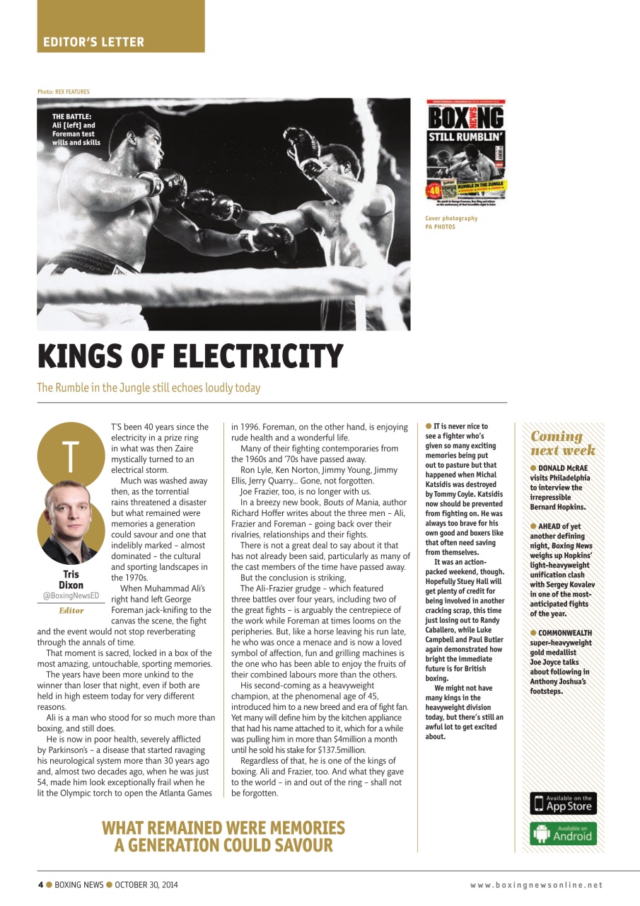 Boxing News Preview Pages