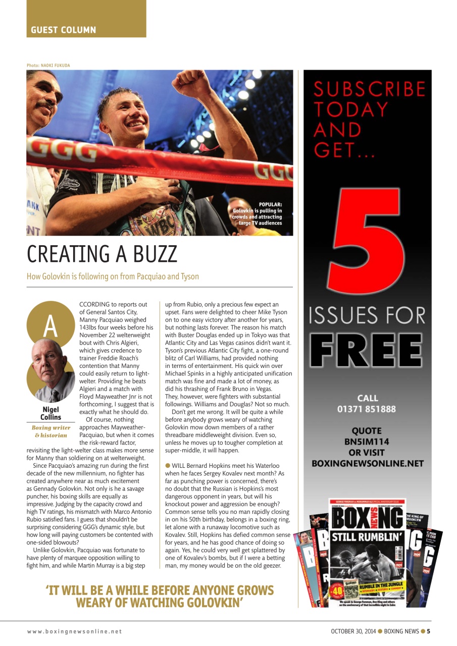 Boxing News Preview Pages