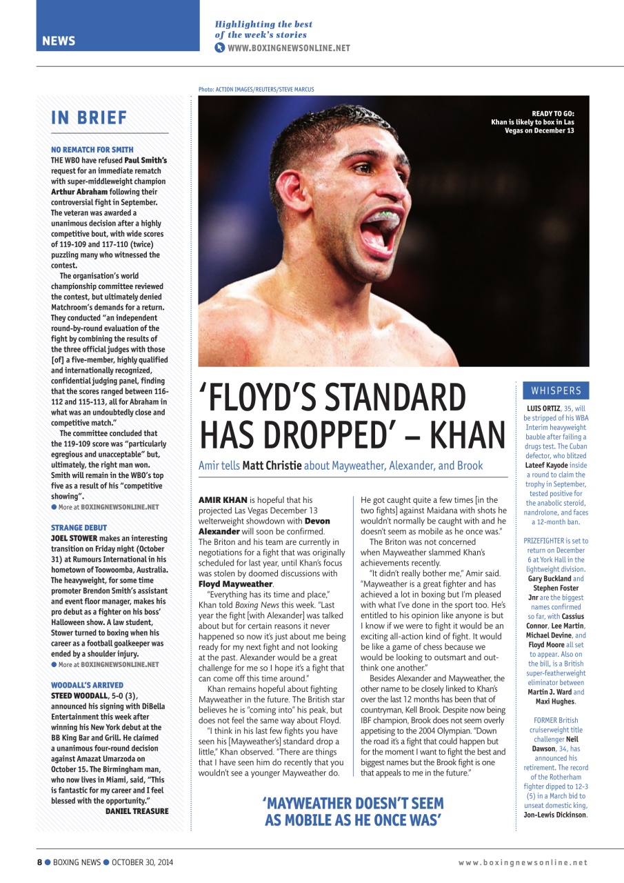 Boxing News Preview Pages