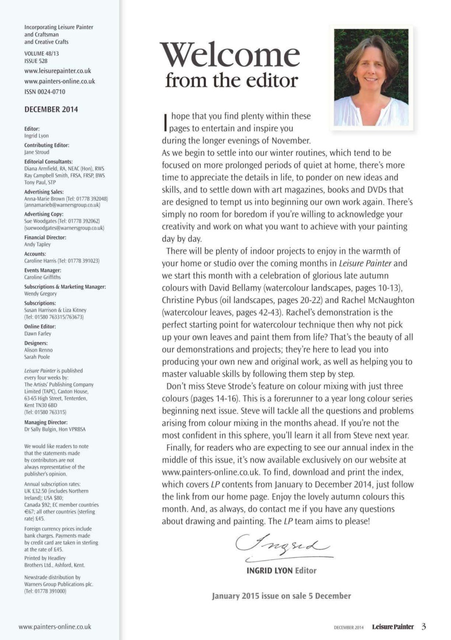 Leisure Painter & The Artist Preview Pages