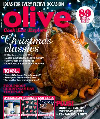 Olive Magazine issue Christmas 2014