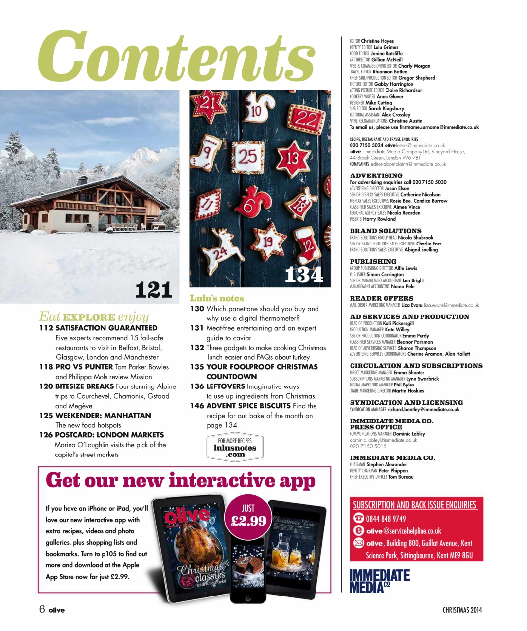 Olive Magazine Preview Pages