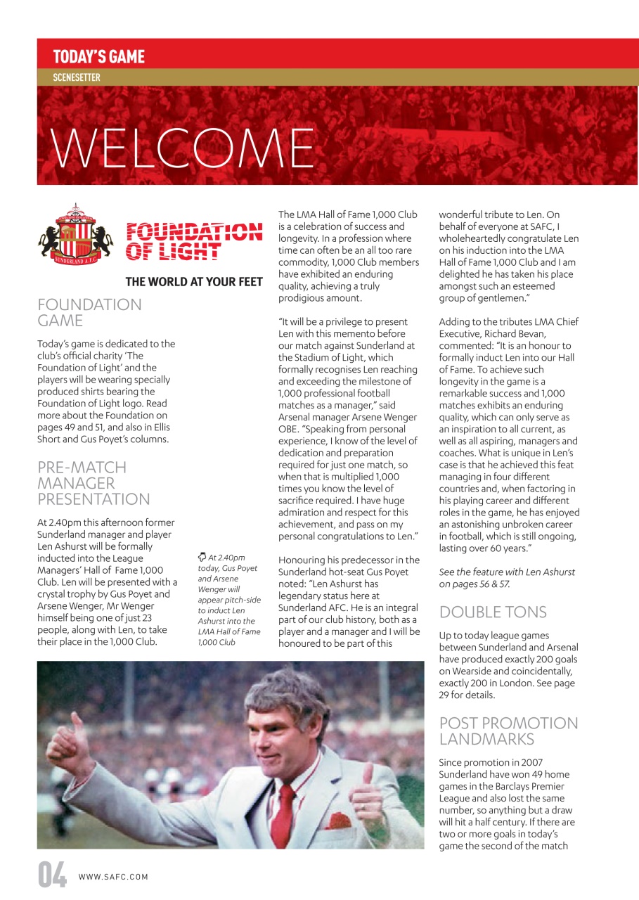 Sunderland FC Preview Pages