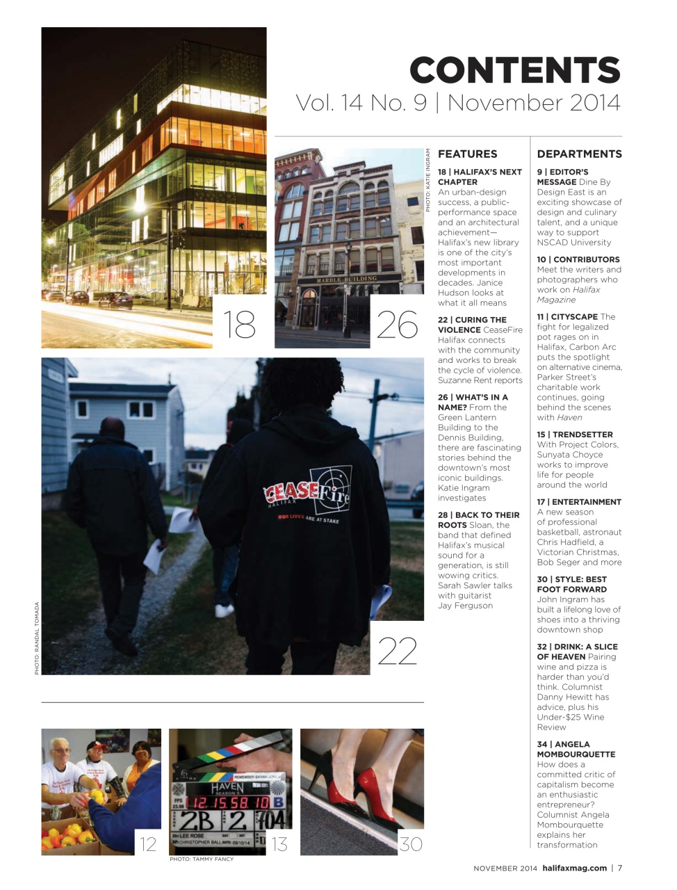 Halifax Magazine Preview Pages