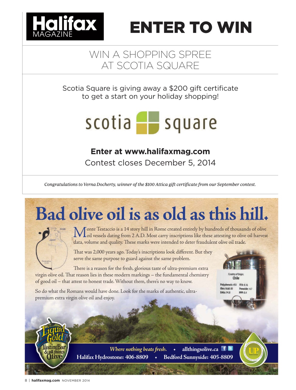 Halifax Magazine Preview Pages