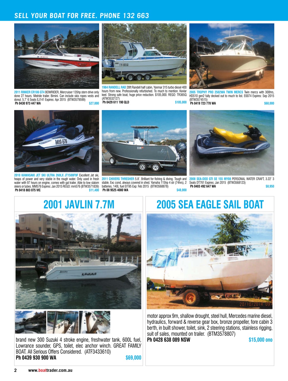 Boat Trader Australia Preview Pages