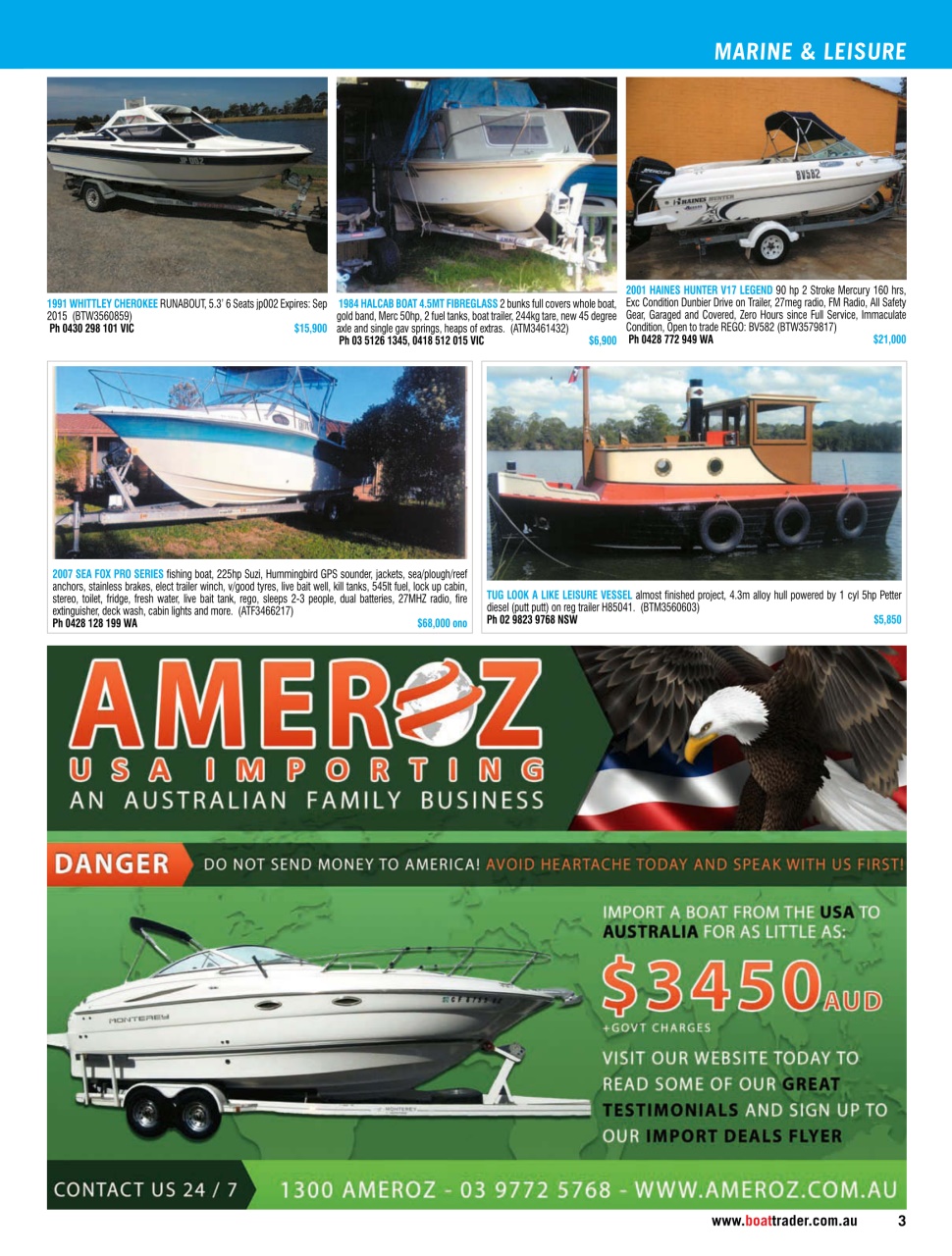 Boat Trader Australia Preview Pages