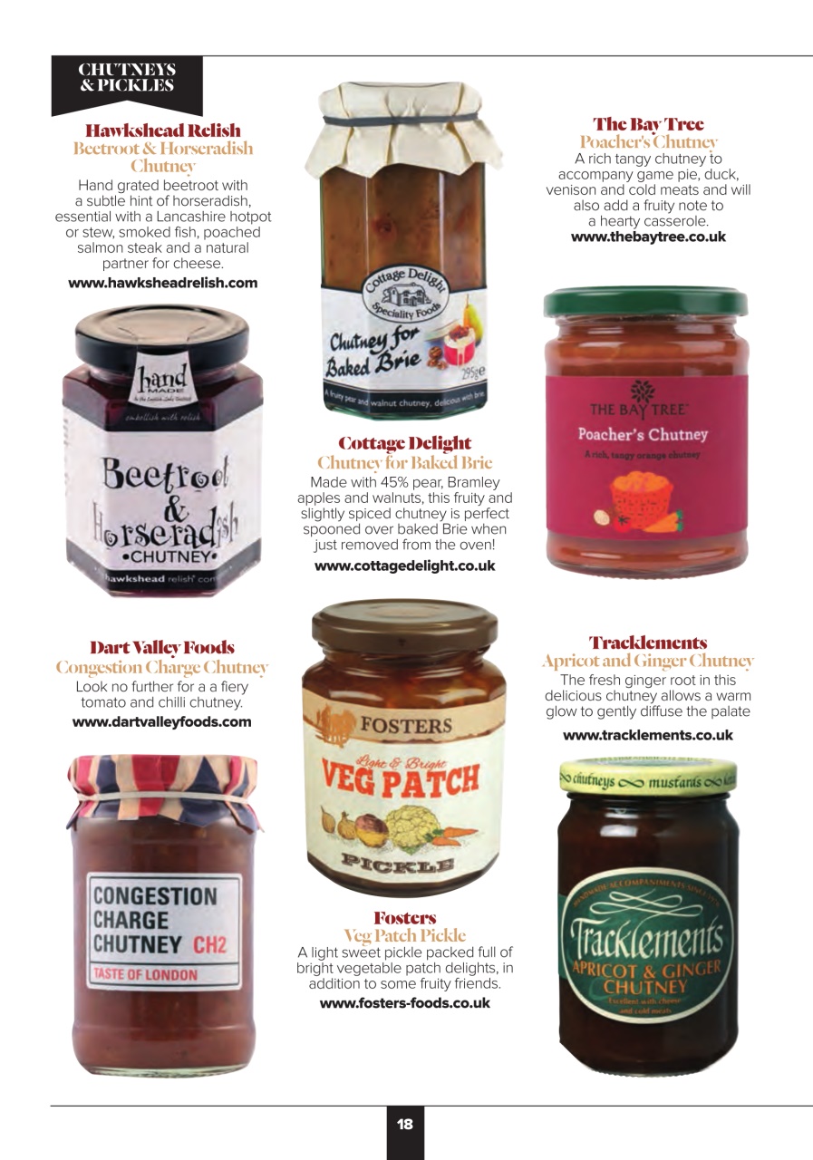 Speciality Food Preview Pages