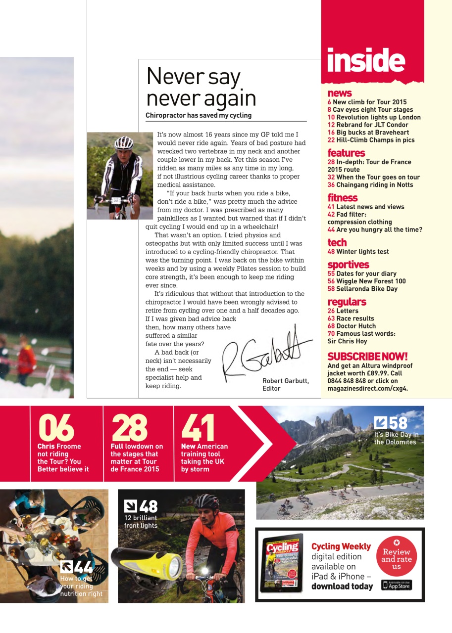 Cycling Weekly Preview Pages