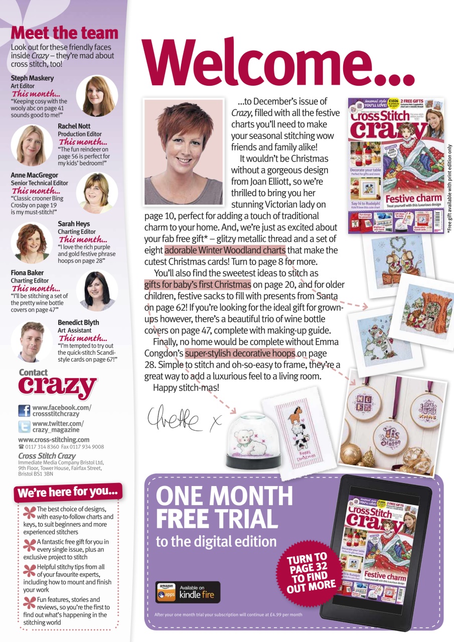 Cross Stitch Crazy Preview Pages