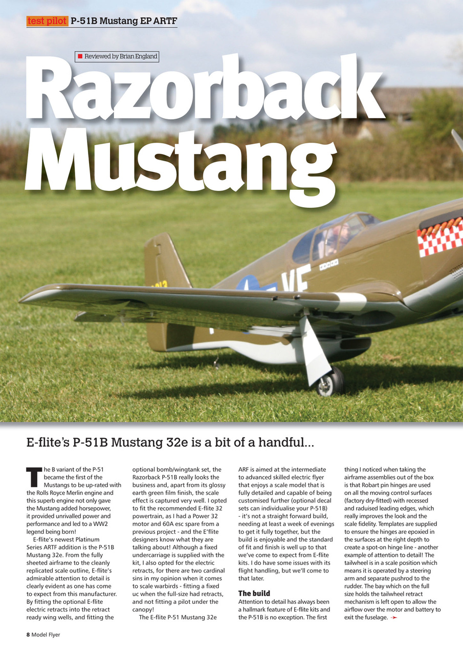 Radio Control Model Flyer Preview Pages