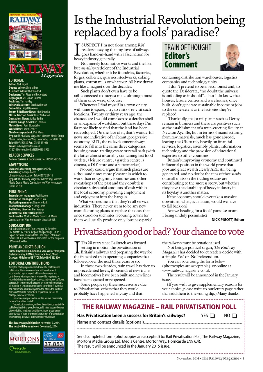 Railway Magazine Preview Pages